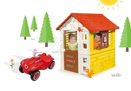 Domčeky sety - Set domček Máša a medveď Pretty Smoby - 1