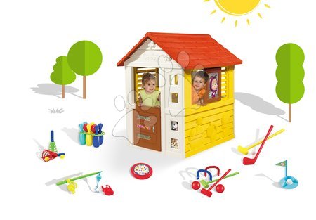 Domečky pro děti - Set domeček Máša a medvěd Pretty Smoby - 11