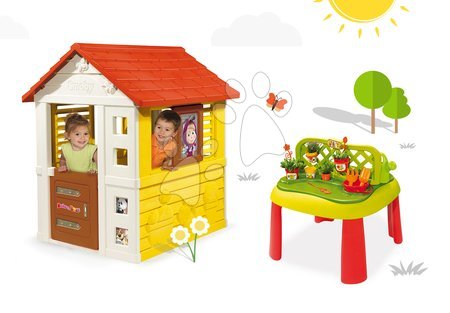 Domečky sety - Set domeček Máša a medvěd Pretty Smoby - 1