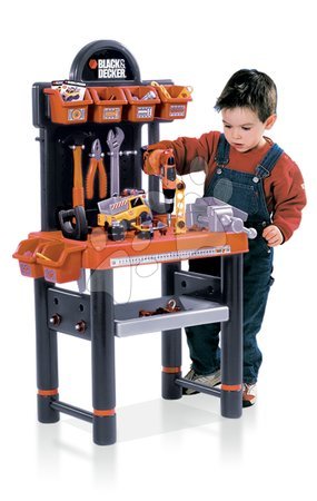 Neaktívna Staré položky - SMOBY 23199 Black&Decker pracovný stôl 100 cm - 1