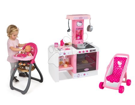 Kuchnia dla dzieci zestawy - Zestaw kuchnia Hello Kitty Cheftronic Smoby - 18