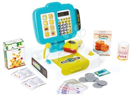 Obchody pro děti - Elektronická pokladna klávesnicová Mini Shop Smoby - 1