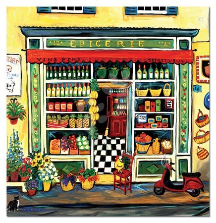 Hračky pro všechny od 10 let - Puzzle Grocery Shop, Suzanne Etienne Educa_1