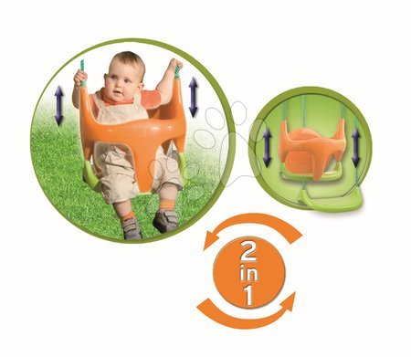 Dětské houpačky - Houpačka Bebe 2v1 Smoby - 1