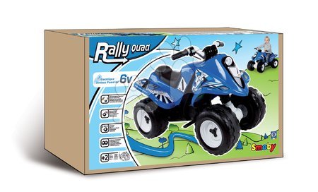 Dětské elektrické čtyřkolky - Čtyřkolka Quad Ralley Smoby - 2