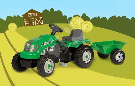 Pedálos gyermekjárművek - Pedálos traktor RX Bull Smoby - 8