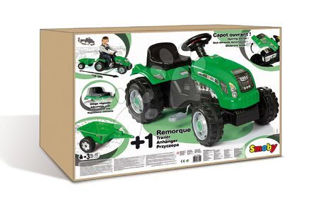 Pedálos gyermekjárművek - Pedálos traktor RX Bull Smoby - 9