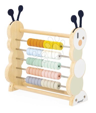 Wooden educational games | Page 2 - Wooden Caterpillar Abacus Sweet Cocoon Janod
