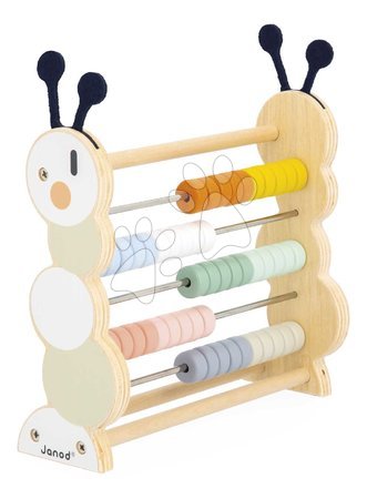 Wooden educational games - Wooden Caterpillar Abacus Sweet Cocoon Janod - 2