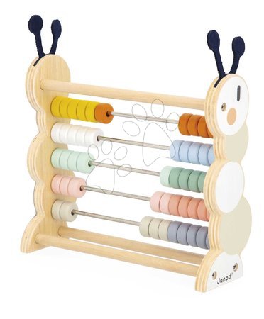 Wooden educational games - Wooden Caterpillar Abacus Sweet Cocoon Janod - 3