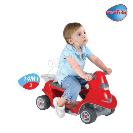 Odrážadlá od 6 mesiacov - Červené odrážadlo a kolobežka smarTrike - 5