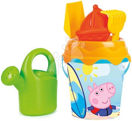 Homokozó vödrök - Vödör szett Peppa Pig Garnished Bucket Smoby