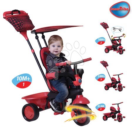 Trojkolky od 10 mesiacov - Trojkolka Safari Lienka Touch Steering smarTrike - 1