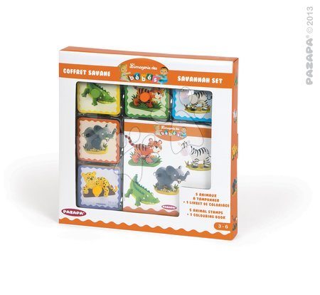 Ruční práce a tvoření - Dřevěná razítka Savannah Stamps Pazapa - 3