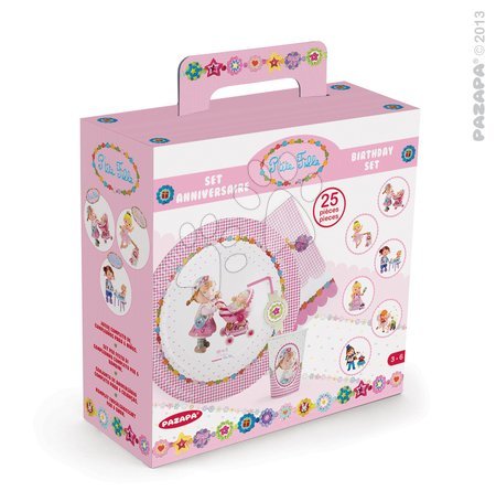 Pazapa - Zestaw naczyń Birthday Set P'tite Fille Pazapa