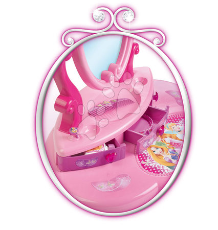Pipereasztal szettek - Szett pipere asztal Disney Hercegnők 2in1 Smoby - 12