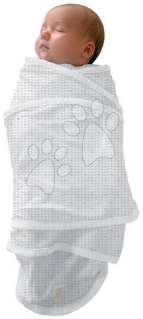 Produse bebe - Sistem de înfăşare pentru nou-născuți The Miracle Blanket™ Leaf White Red Castle