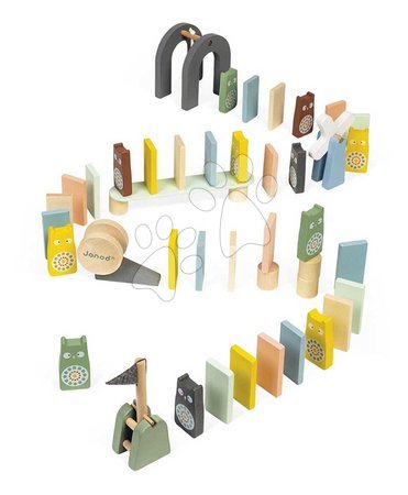Games - Wooden dominoes Dominoes Sweet Cocoon Janod
