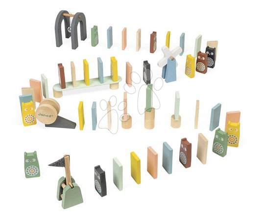 Games - Wooden dominoes Dominoes Sweet Cocoon Janod_1