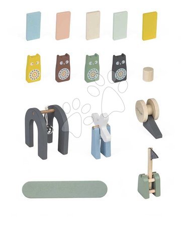 Dominoes and lotto games - Wooden dominoes Dominoes Sweet Cocoon Janod - 2