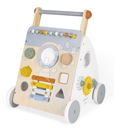 Janod - Wooden didactic walker Multiactivity Baby Walker Sweet Cocoon Janod