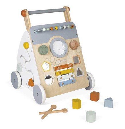 Baby walkers - Wooden didactic walker Multiactivity Baby Walker Sweet Cocoon Janod - 2