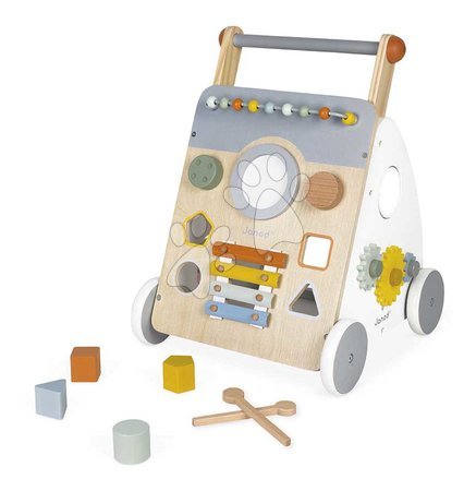 Baby walkers - Wooden didactic walker Multiactivity Baby Walker Sweet Cocoon Janod - 3