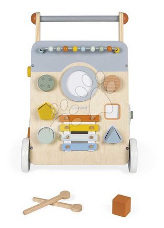 Baby walkers - Wooden didactic walker Multiactivity Baby Walker Sweet Cocoon Janod - 4