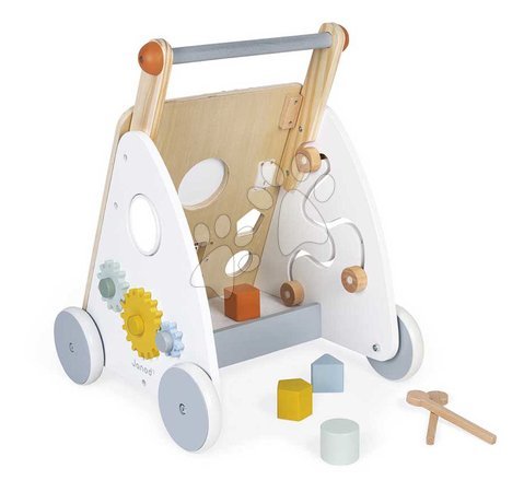 Baby walkers - Wooden didactic walker Multiactivity Baby Walker Sweet Cocoon Janod - 8