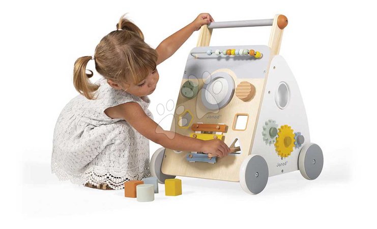 Baby walkers - Wooden didactic walker Multiactivity Baby Walker Sweet Cocoon Janod - 12