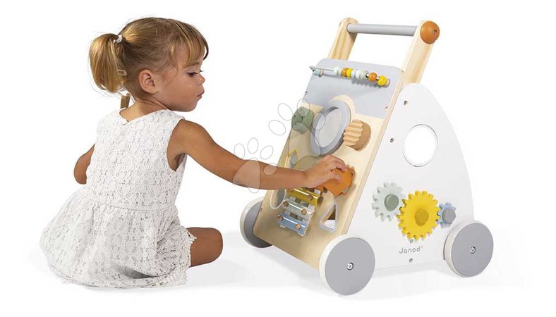 Baby walkers - Wooden didactic walker Multiactivity Baby Walker Sweet Cocoon Janod - 13