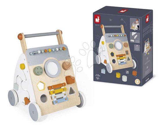 Baby walkers - Wooden didactic walker Multiactivity Baby Walker Sweet Cocoon Janod - 14