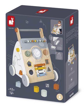 Baby walkers - Wooden didactic walker Multiactivity Baby Walker Sweet Cocoon Janod - 15