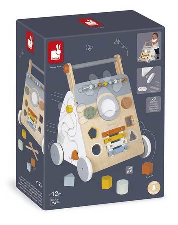 Baby walkers - Wooden didactic walker Multiactivity Baby Walker Sweet Cocoon Janod - 16