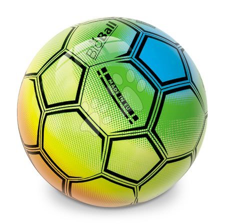 Dětské míče - Fotbalový míč duhový BioBall Gravity Mondo gumový 23 cm_1