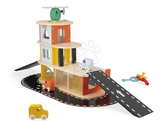 Garage playsets - Wooden garage Garage Bolid Janod - 2