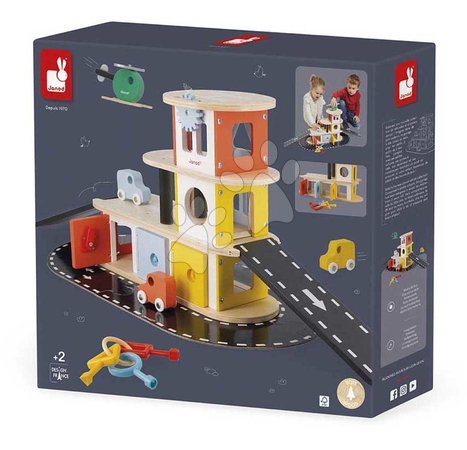 Garage playsets - Wooden garage Garage Bolid Janod - 13