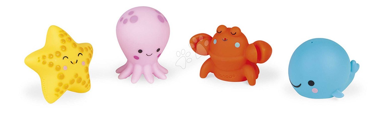 Giocattoli da bagnetto - Giocattoli bagnetto Animali marini Sea Animals Squirters Janod - 9