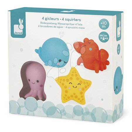 Giocattoli da bagnetto - Giocattoli bagnetto Animali marini Sea Animals Squirters Janod - 12