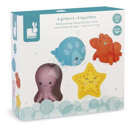 Giocattoli da bagnetto - Giocattoli bagnetto Animali marini Sea Animals Squirters Janod - 13