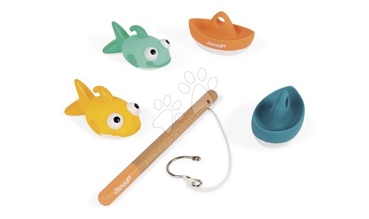 Jouer au pêcheur - Jouet de bain canne à pêche Fish Them All Janod - 2