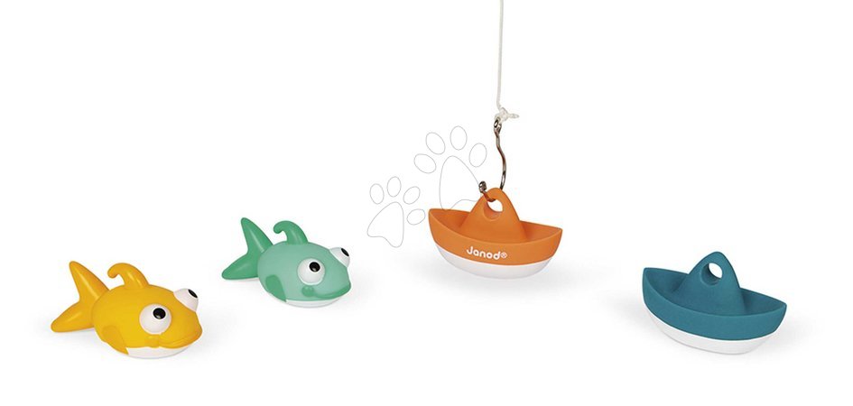Jouer au pêcheur - Jouet de bain canne à pêche Fish Them All Janod - 3