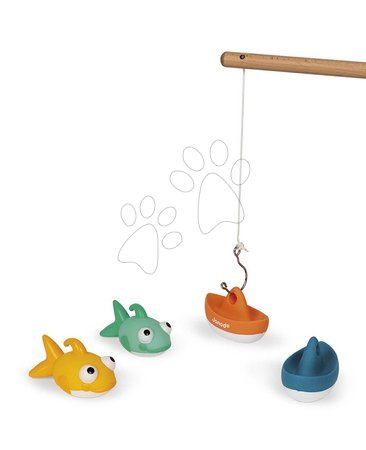 Jouer au pêcheur - Jouet de bain canne à pêche Fish Them All Janod - 4