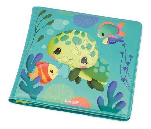 Играчки за вана - Knižka do vody Korytnačky The Magical Life of Sea Turtles Janod_1
