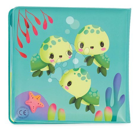 Играчки за вана - Книга за вода Костенурки The Magical Life of Sea Turtles Janod - 2