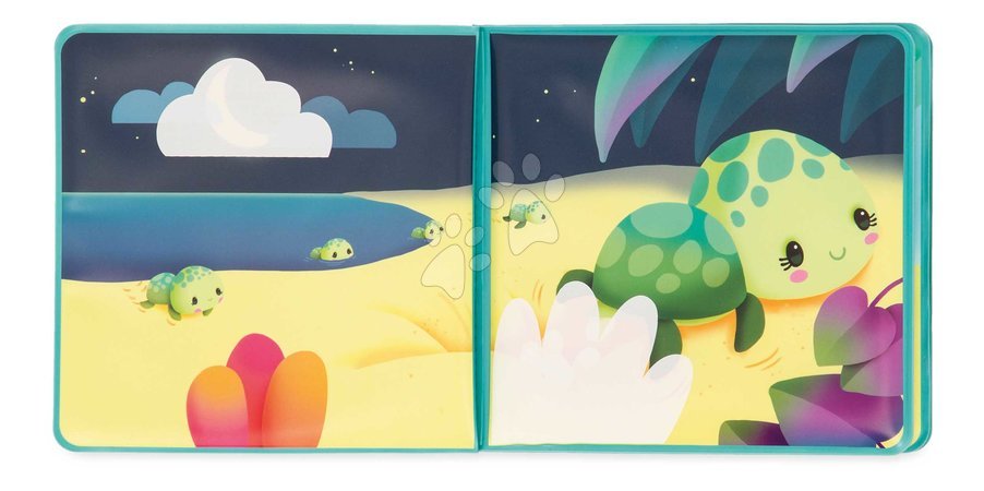 Играчки за вана - Книга за вода Костенурки The Magical Life of Sea Turtles Janod - 5