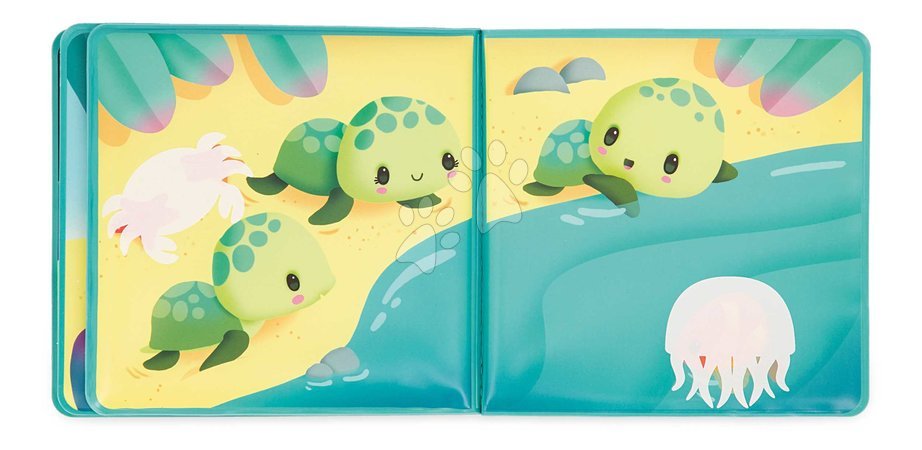 Играчки за вана - Книга за вода Костенурки The Magical Life of Sea Turtles Janod - 8