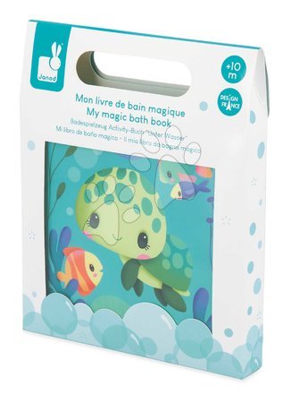 Играчки за вана - Книга за вода Костенурки The Magical Life of Sea Turtles Janod - 9