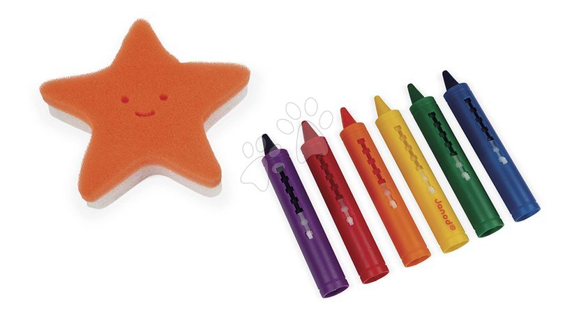 Играчки за вана - Kreslenie vo vani Coloring in the Bath Janod