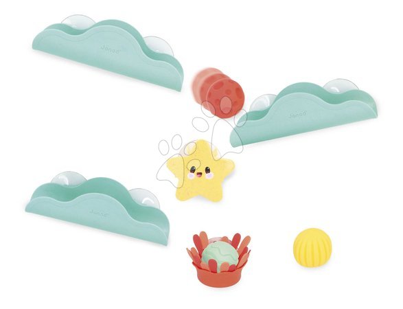 Играчки за вана - Hračka do vody guľôčková dráha Sea Themed Bathroom Ball Track Janod